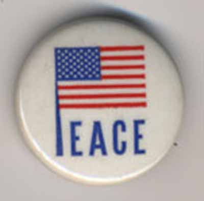 American flag  Peace