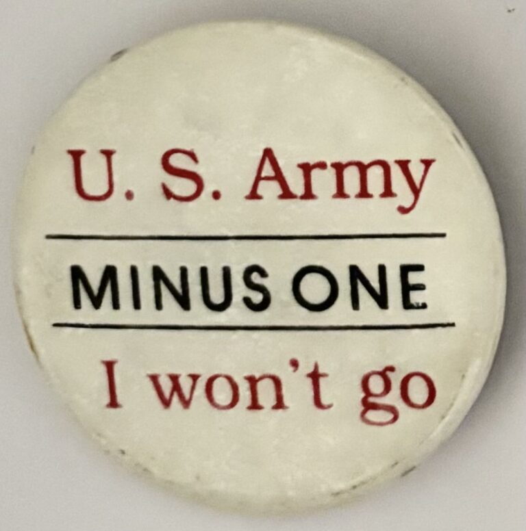 U.S. Army Minus One I Wont Go