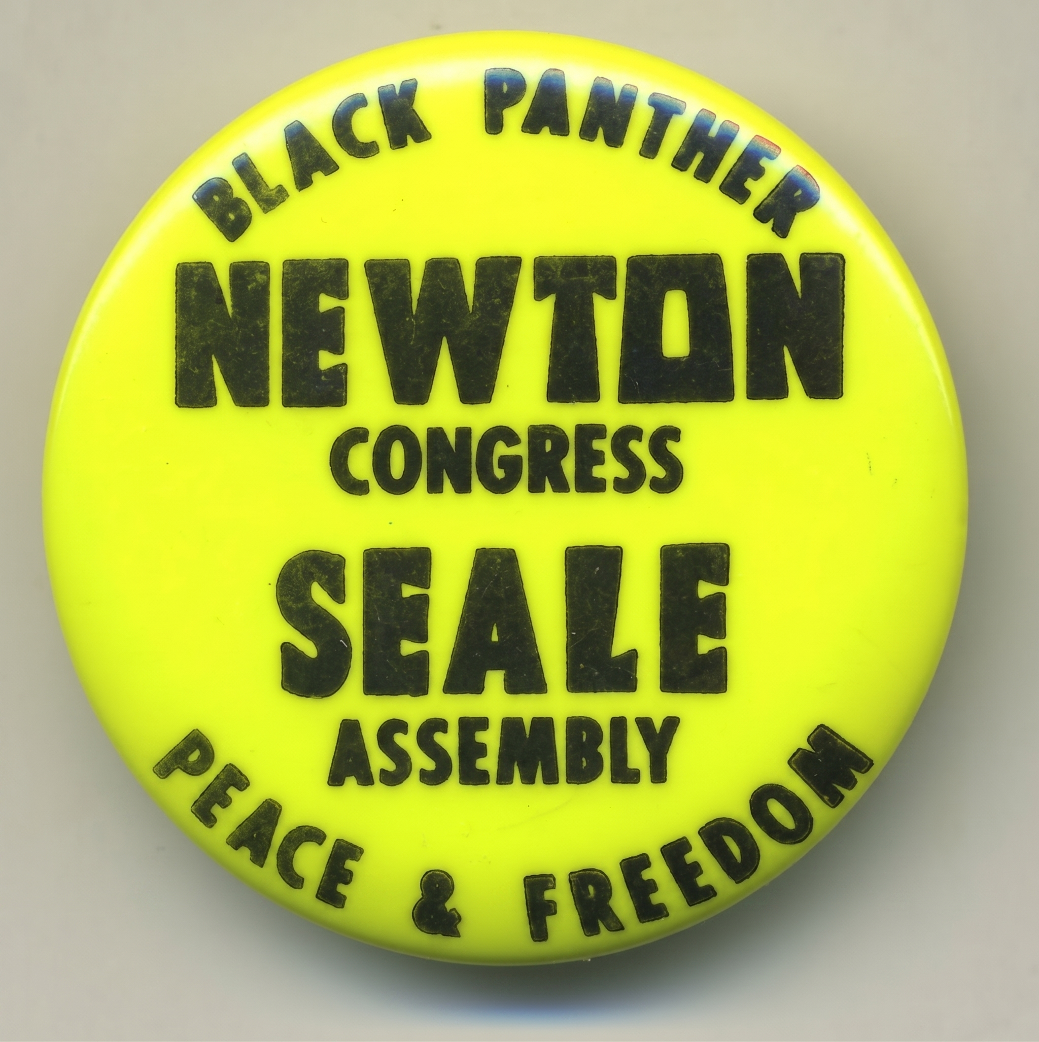Black Panther Peace & Freedom Newton Congress Seale Assembly
