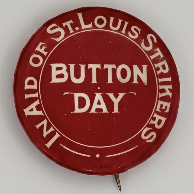 In and Of St. Louis Strikers Button Day