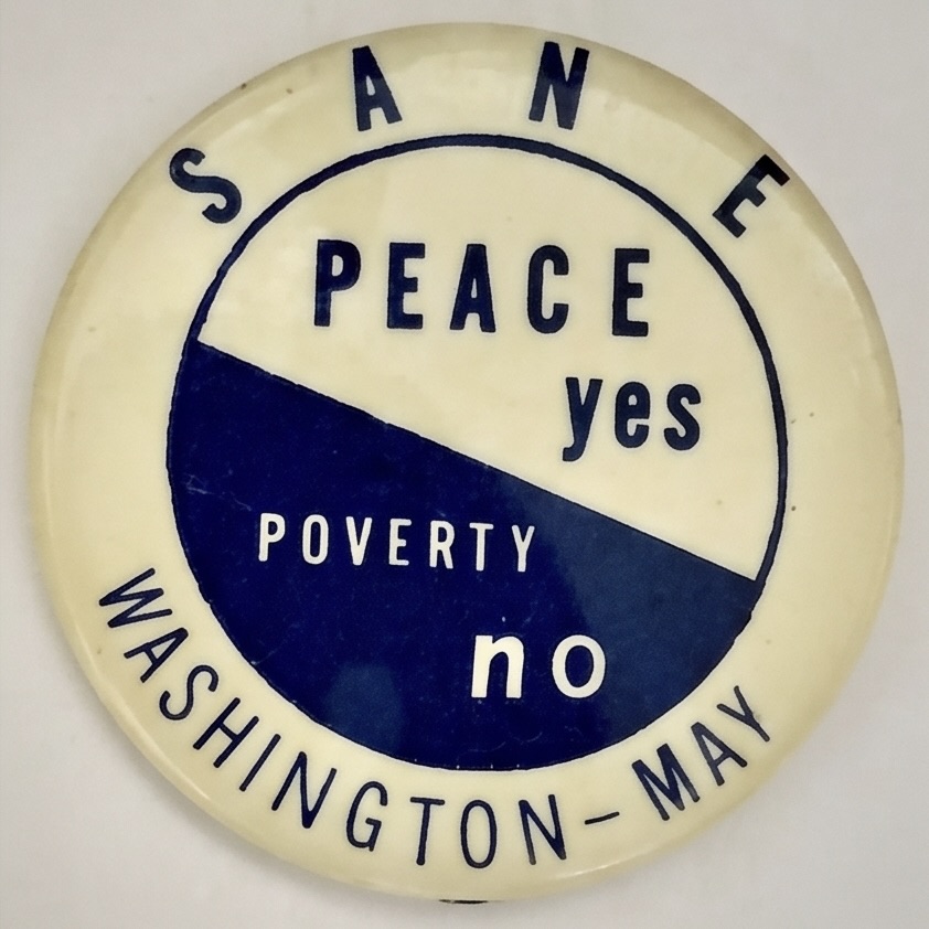 SANE Peace Yes Poverty No Washington May