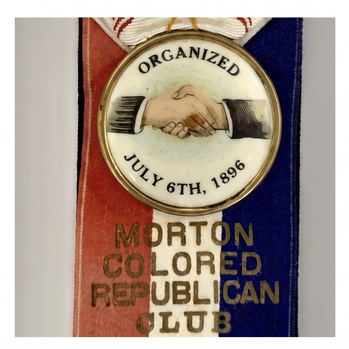 Member Morton Colored Republican Club Morton, PA. Organized July 6th, 1896