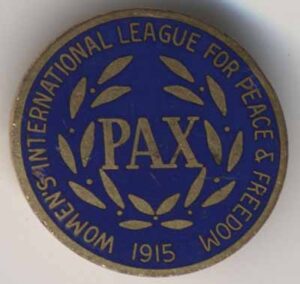 Women’s International League for Peace and Freedom 1915 Pax
